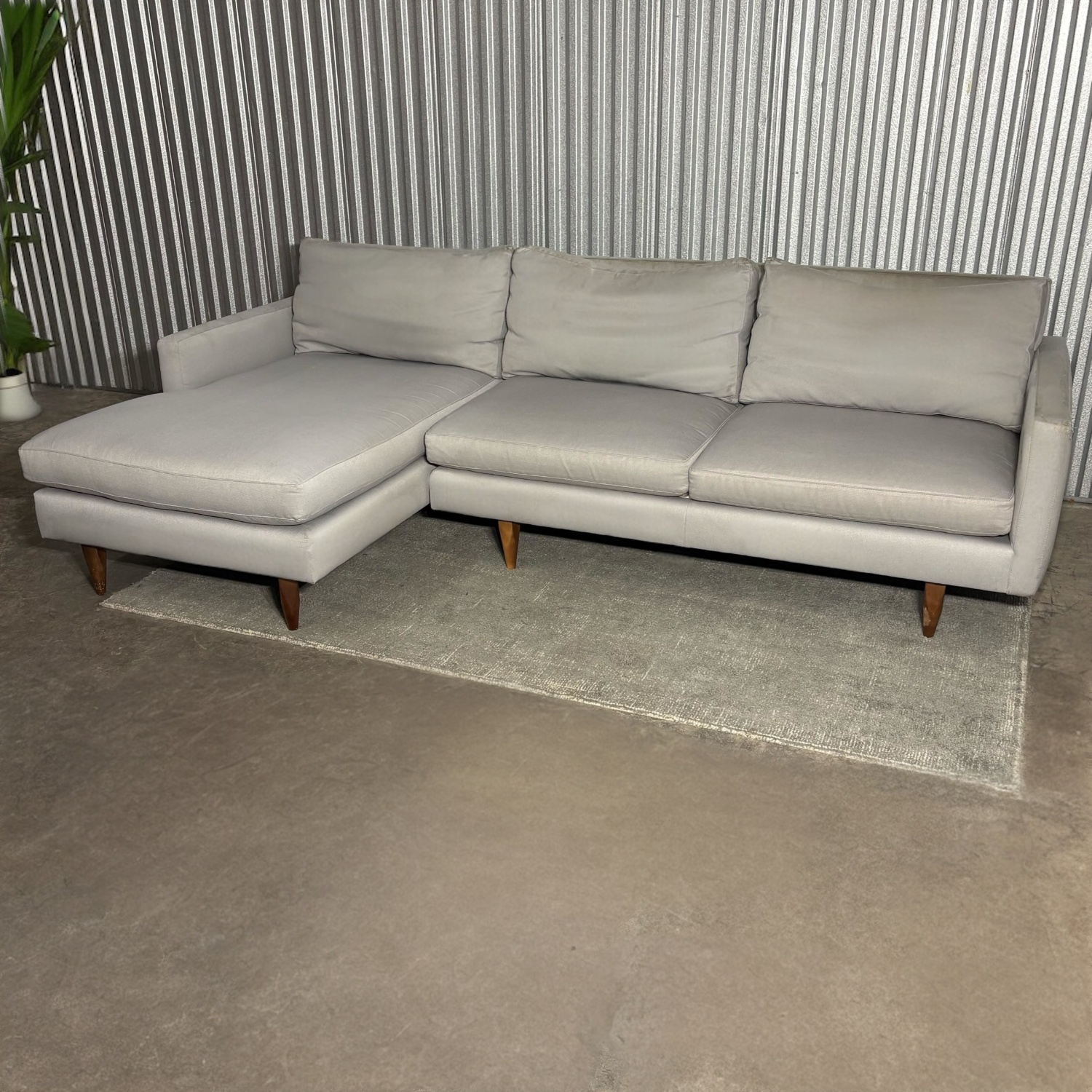 (Delivery Available) Room & Board Jasper sofa with chaise image | Ivy Store