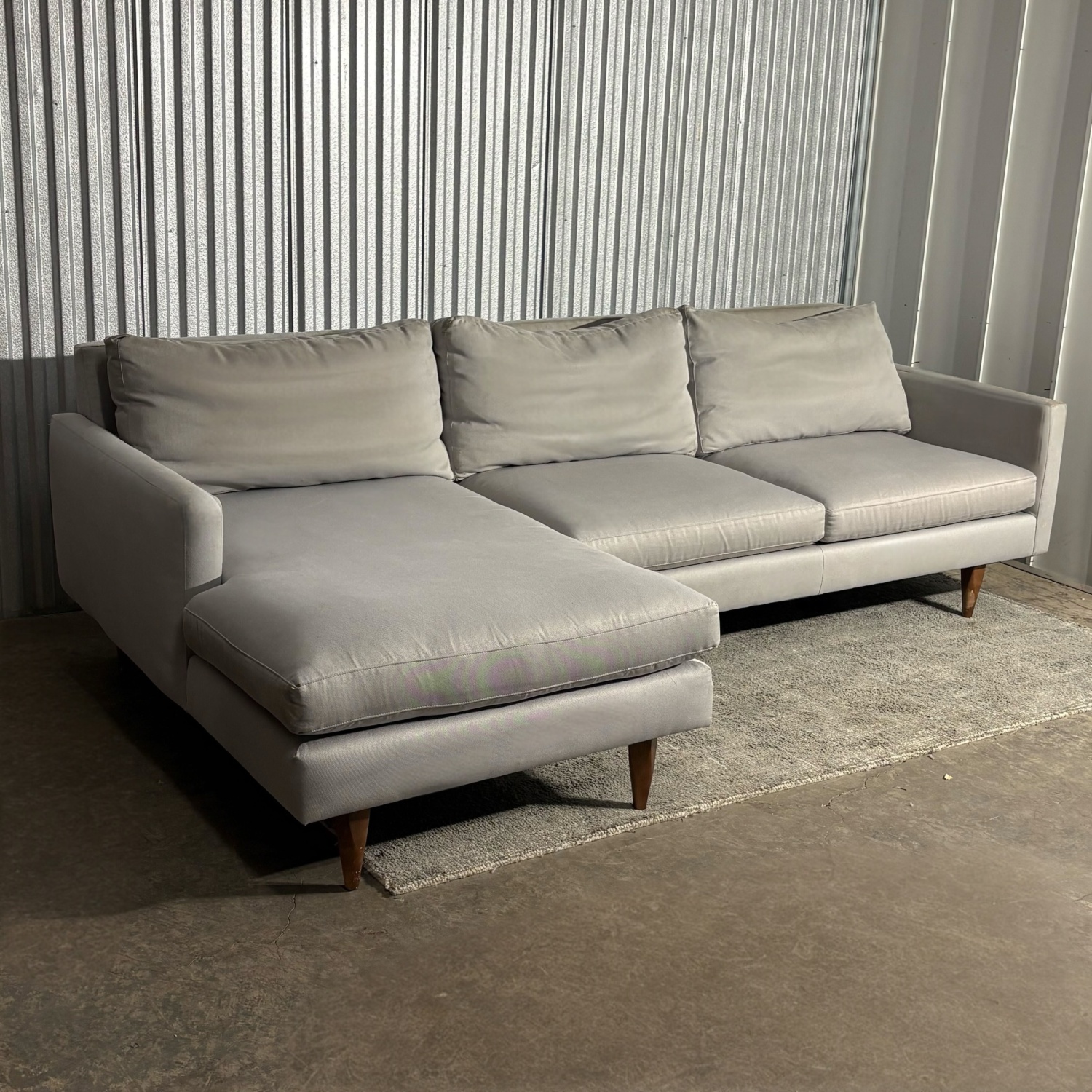 (Delivery Available) Room & Board Jasper sofa with chaise image | Ivy Store