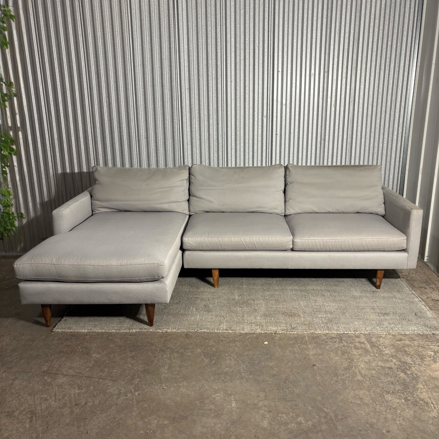 (Delivery Available) Room & Board Jasper sofa with chaise image | Ivy Store