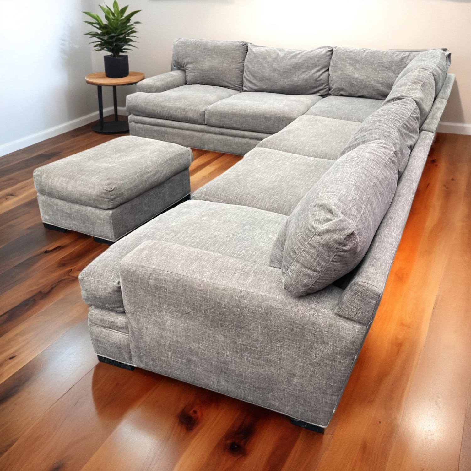 Cindy Crawford Sectional Couch with Ottoman Image #2 | Ivy Store