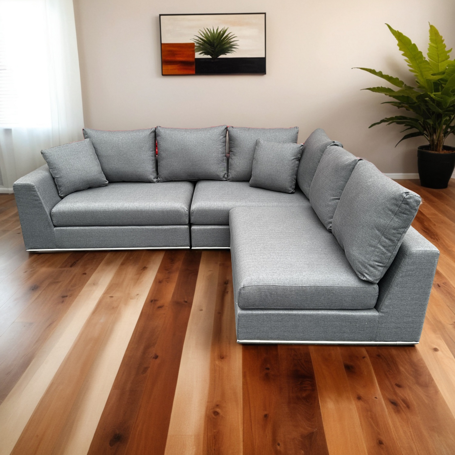 New Gray Sectional Couch Image #1 | Ivy Store