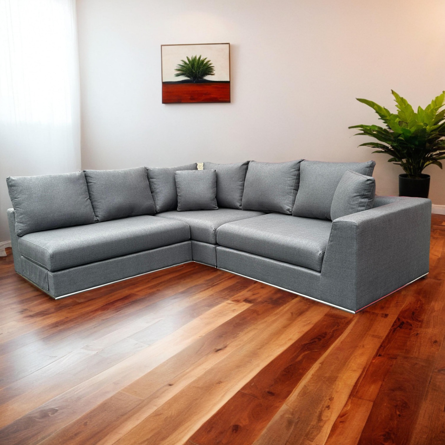 New Gray Sectional Couch Image #2 | Ivy Store