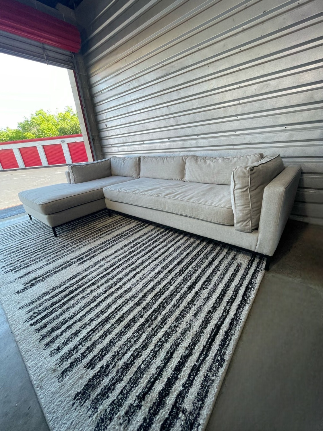 Light Beige Sectional Couch image | Ivy Store
