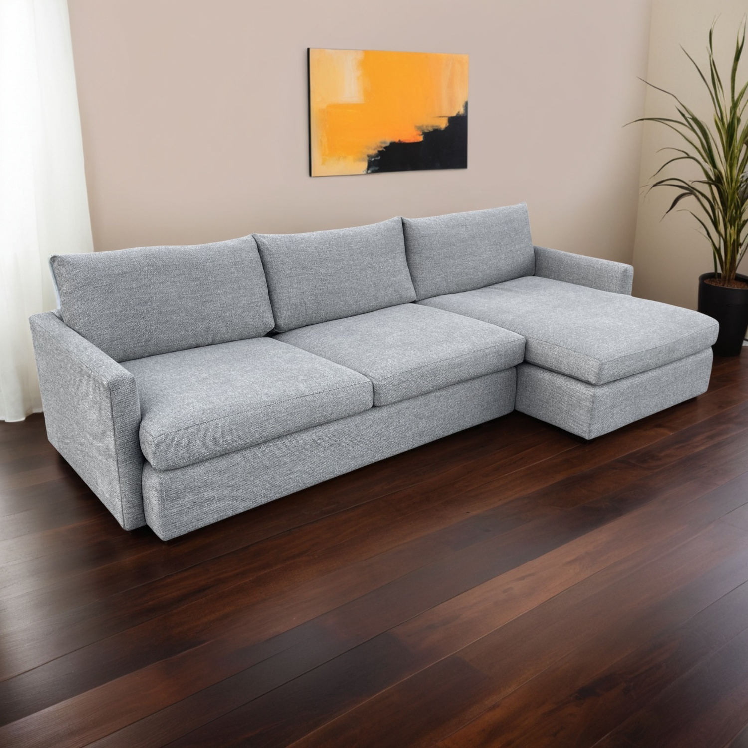 Crate and Barrel  Sectional  Couch Image #2 | Ivy Store