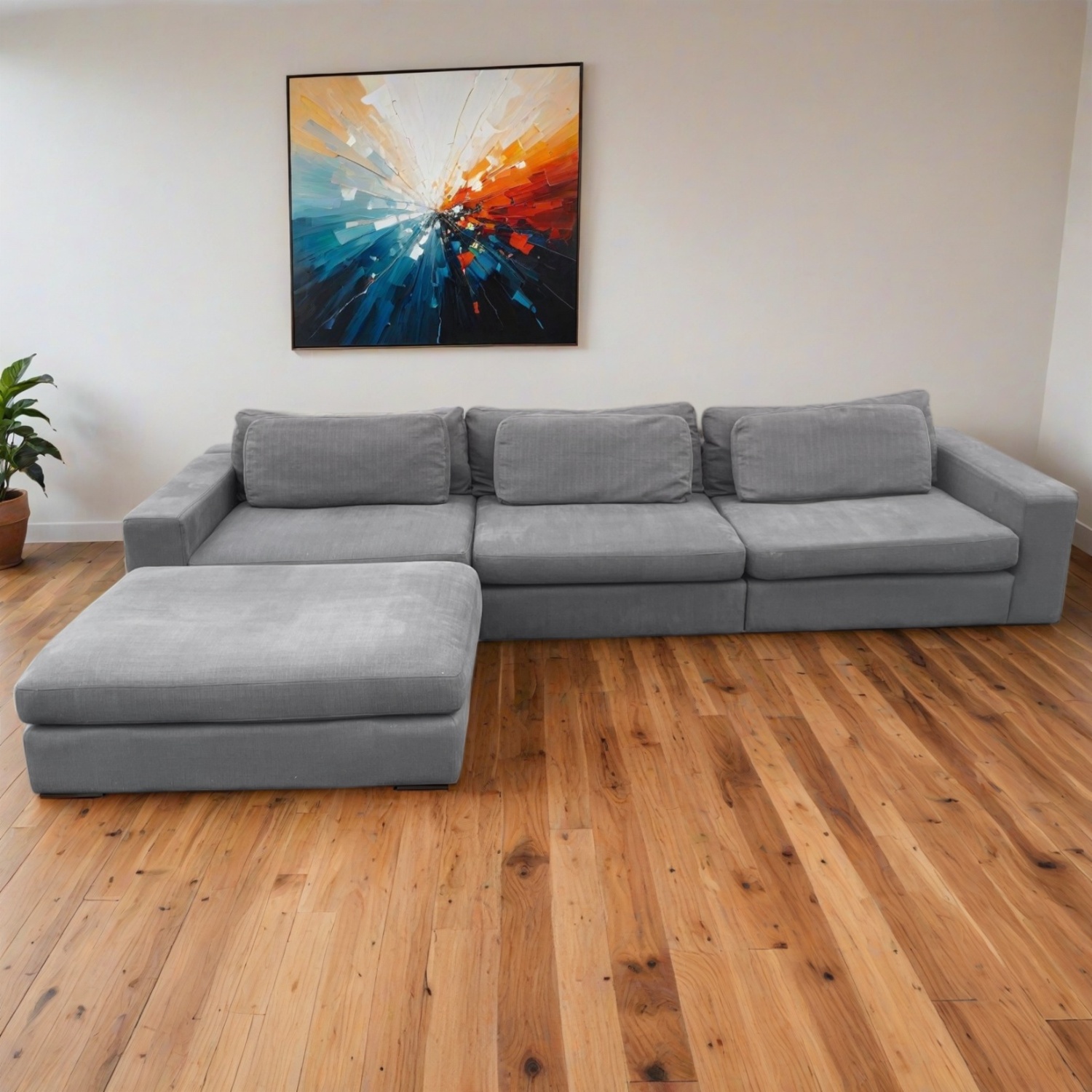 Four Hands Sectional with Ottoman Image #2 | Ivy Store