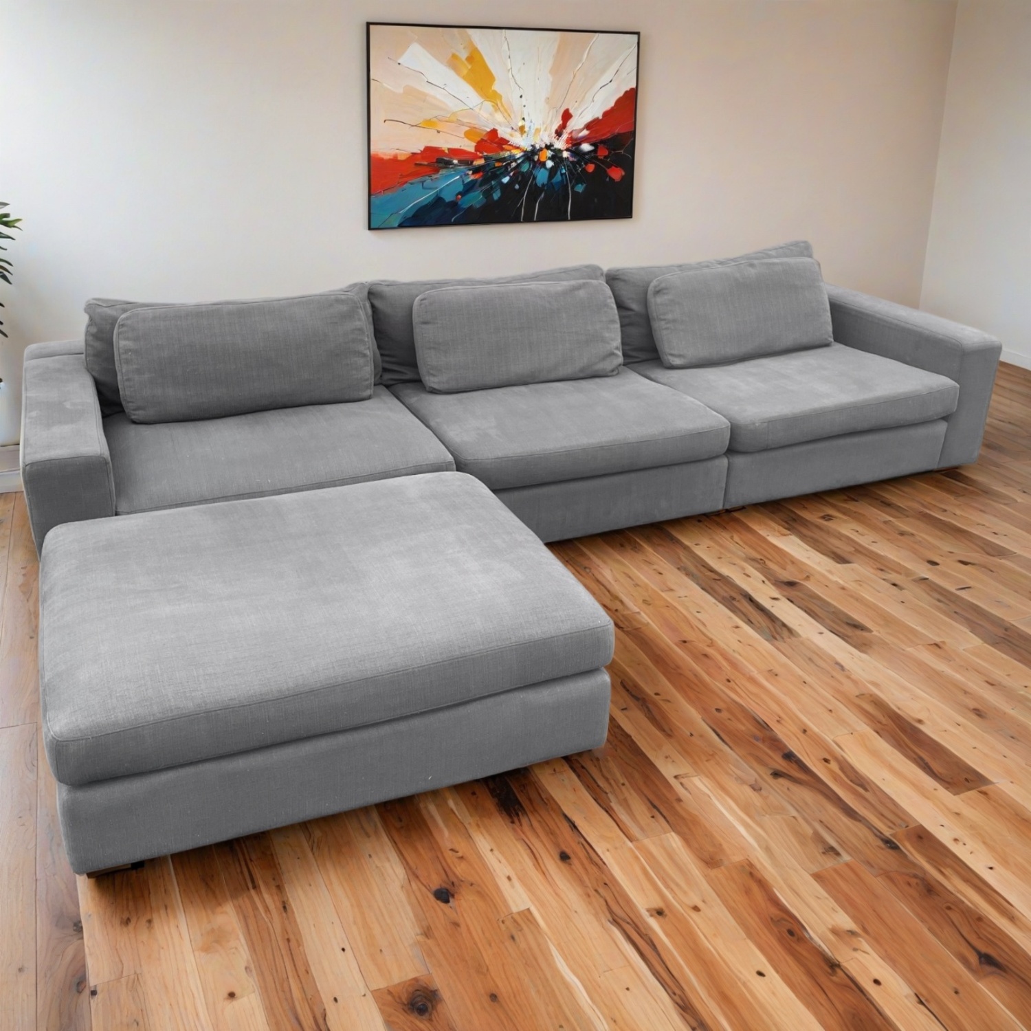 Four Hands Sectional with Ottoman Image #1 | Ivy Store
