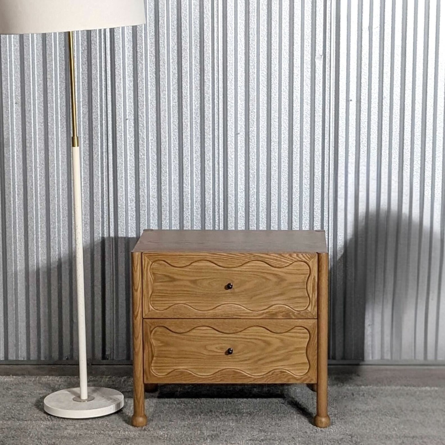 Lulu Georgia Wood Fontaine Nightstand (Delivery Available) Image #1 | Ivy Store