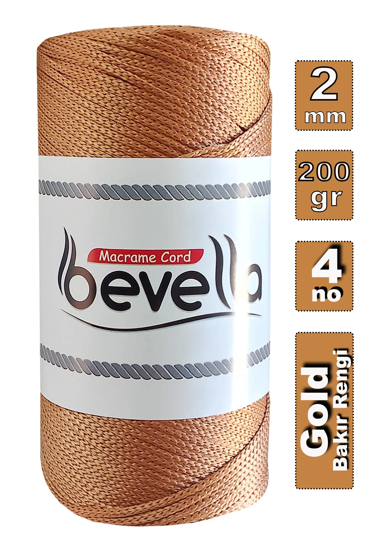 Polyester Makrome İp - Bevella