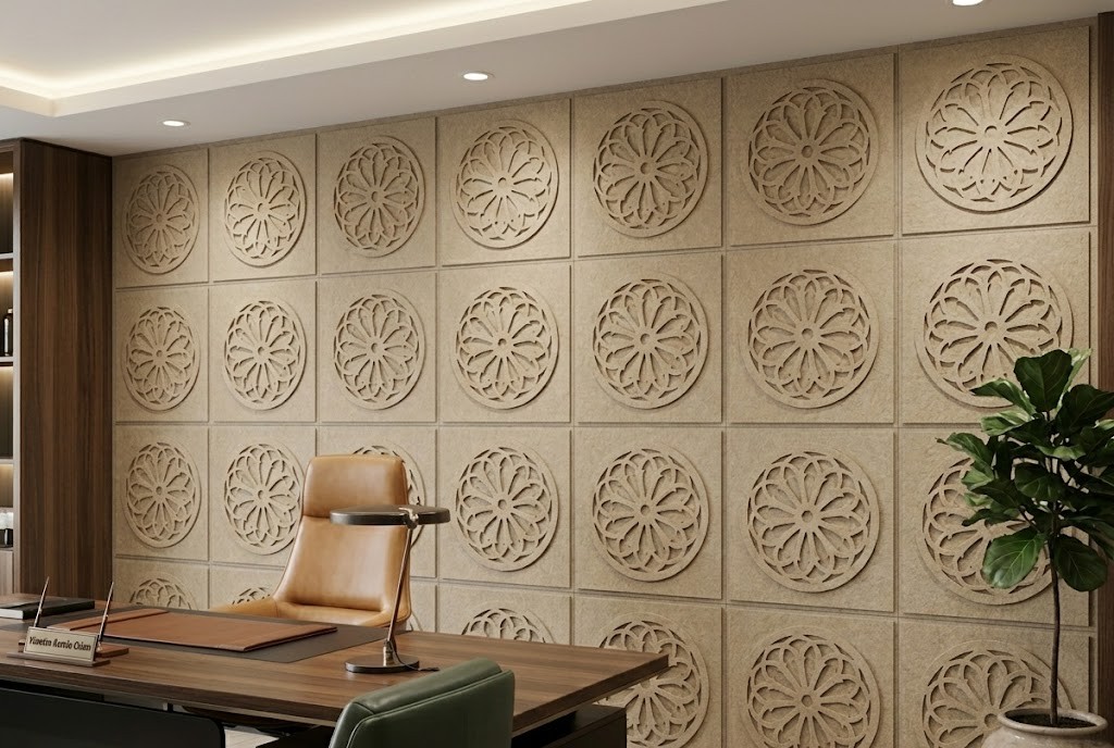 Perfo Felt dekoratif akustik panel