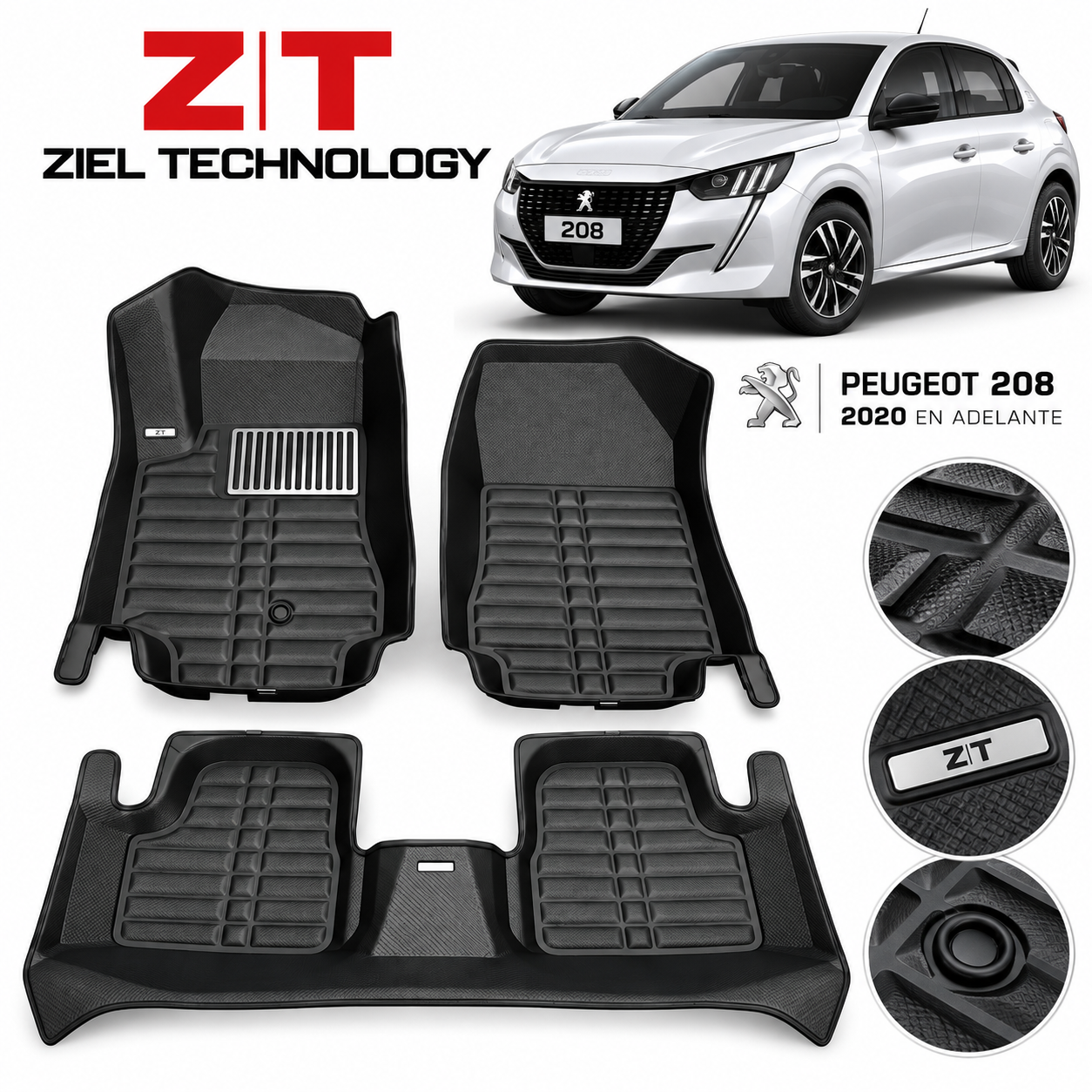 Alfombra Ziel Tecnology Peugeot 208 2020/