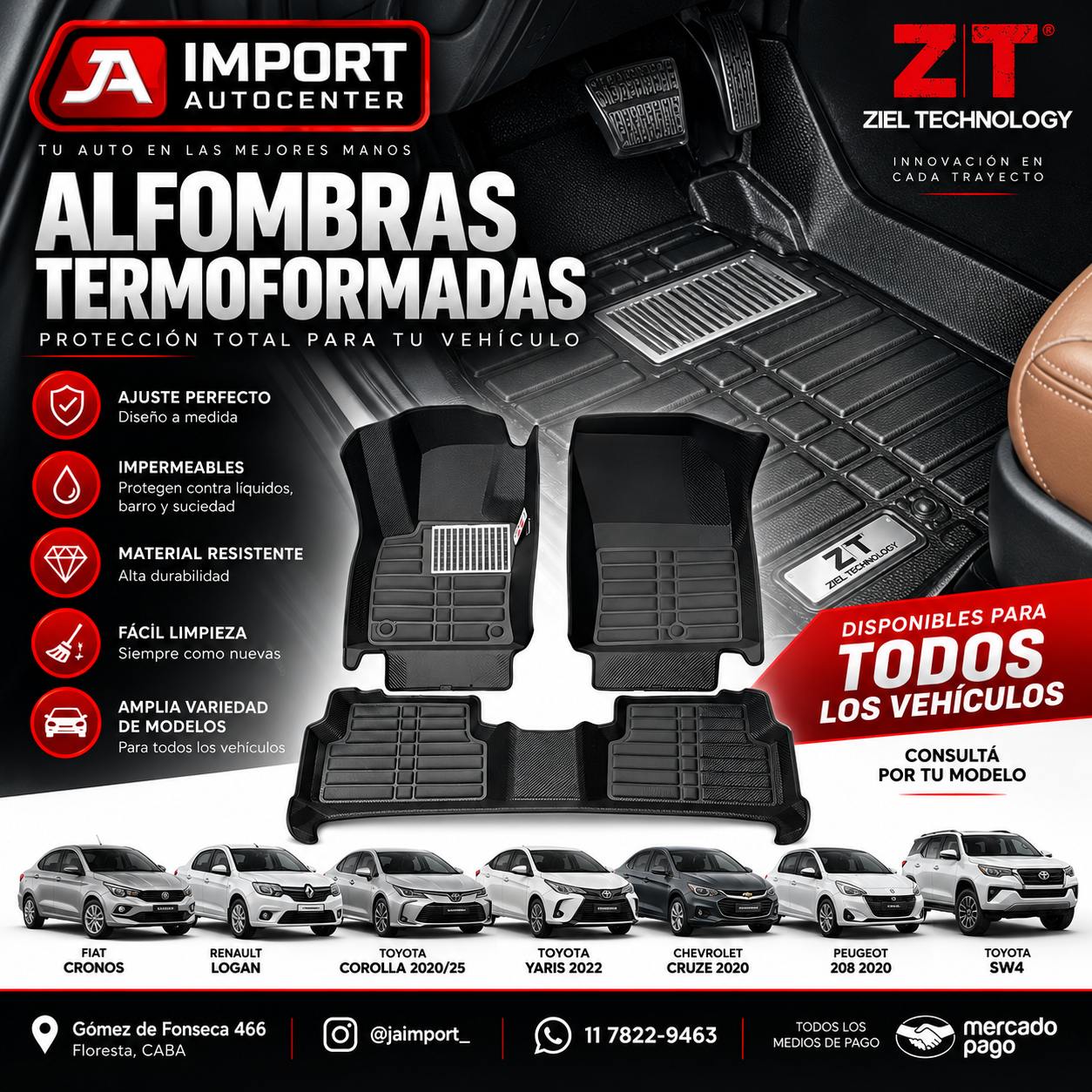 Alfombra Ziel Tecnology Peugeot 208 2020/ - imagen 2