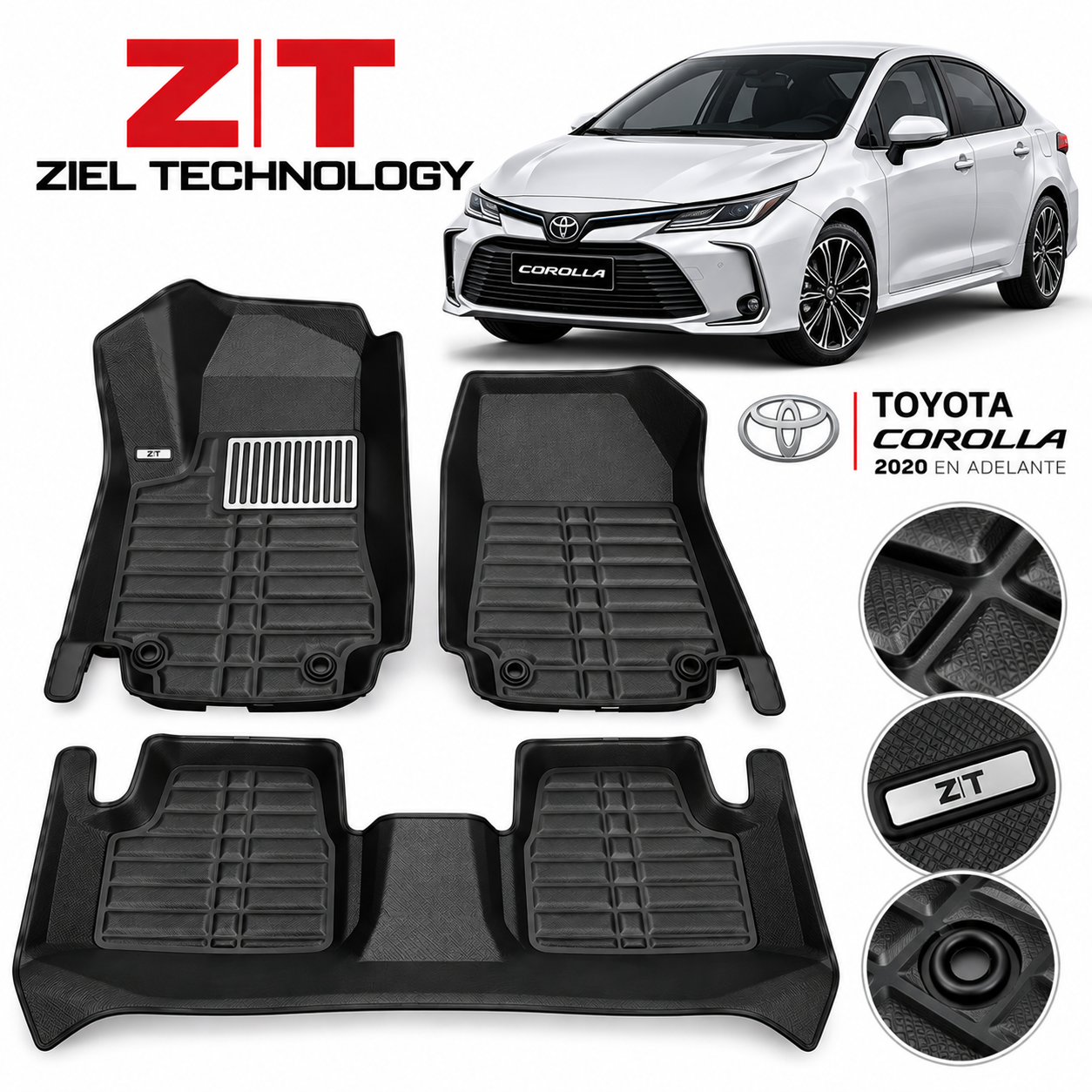 Alfombra Ziel Tecnology Para Toyota Corolla 2020/