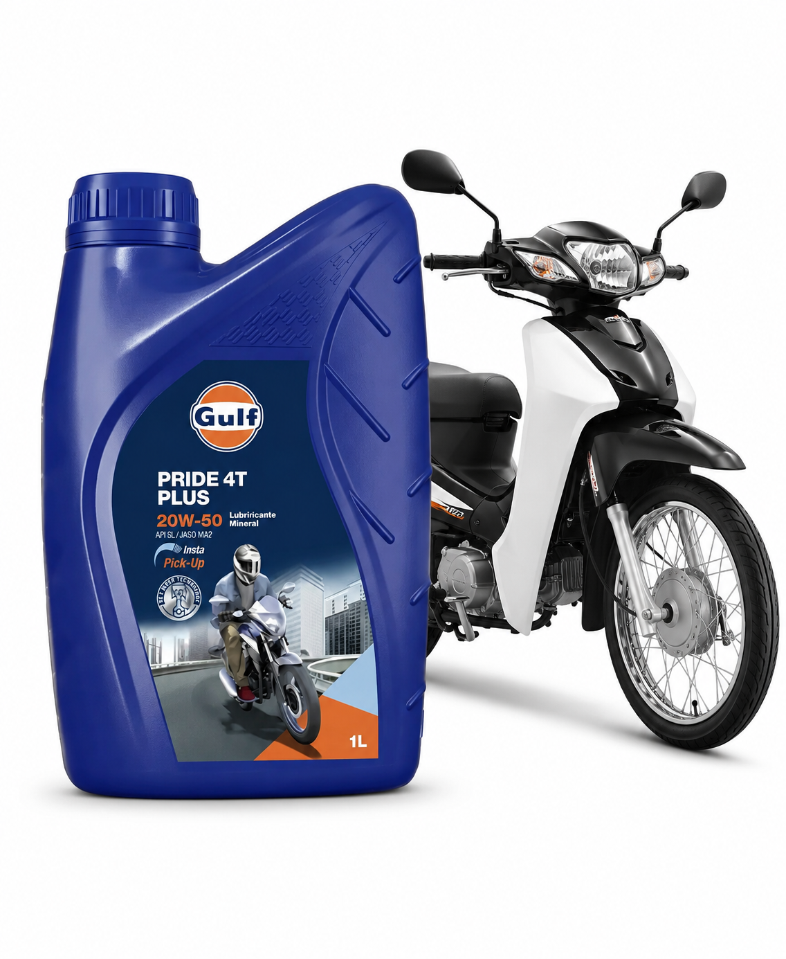 Aceite Moto 110cc 20w50 Gulf 4T Plus