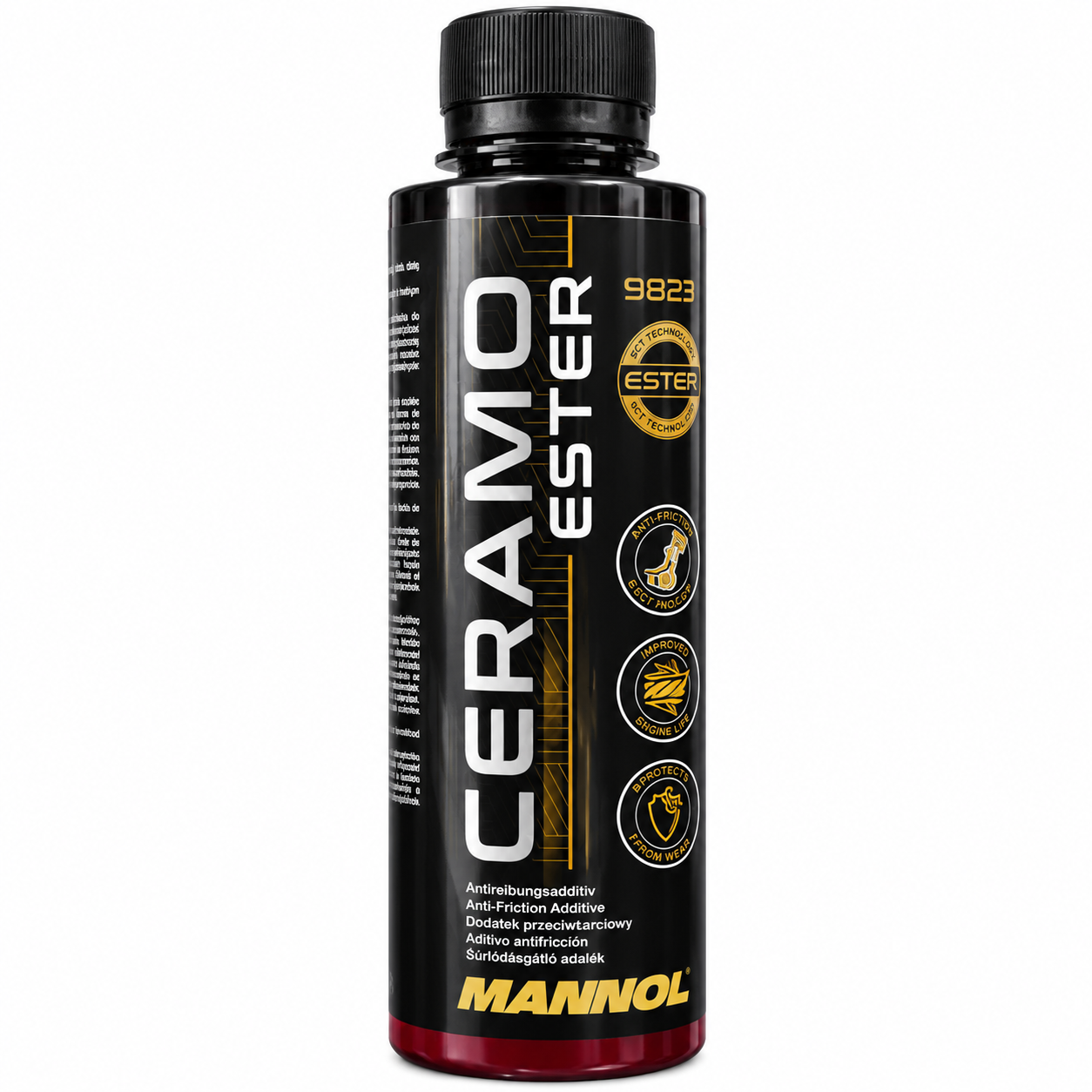 Aditivo Antifricción MANNOL Ceramo Ester 9823 250ml – Protector de Motor