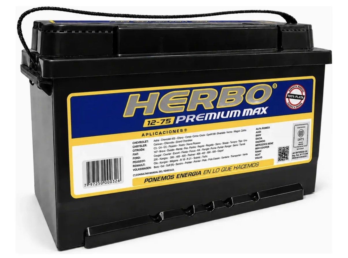 Batería HERBO 12x75 Premium Max