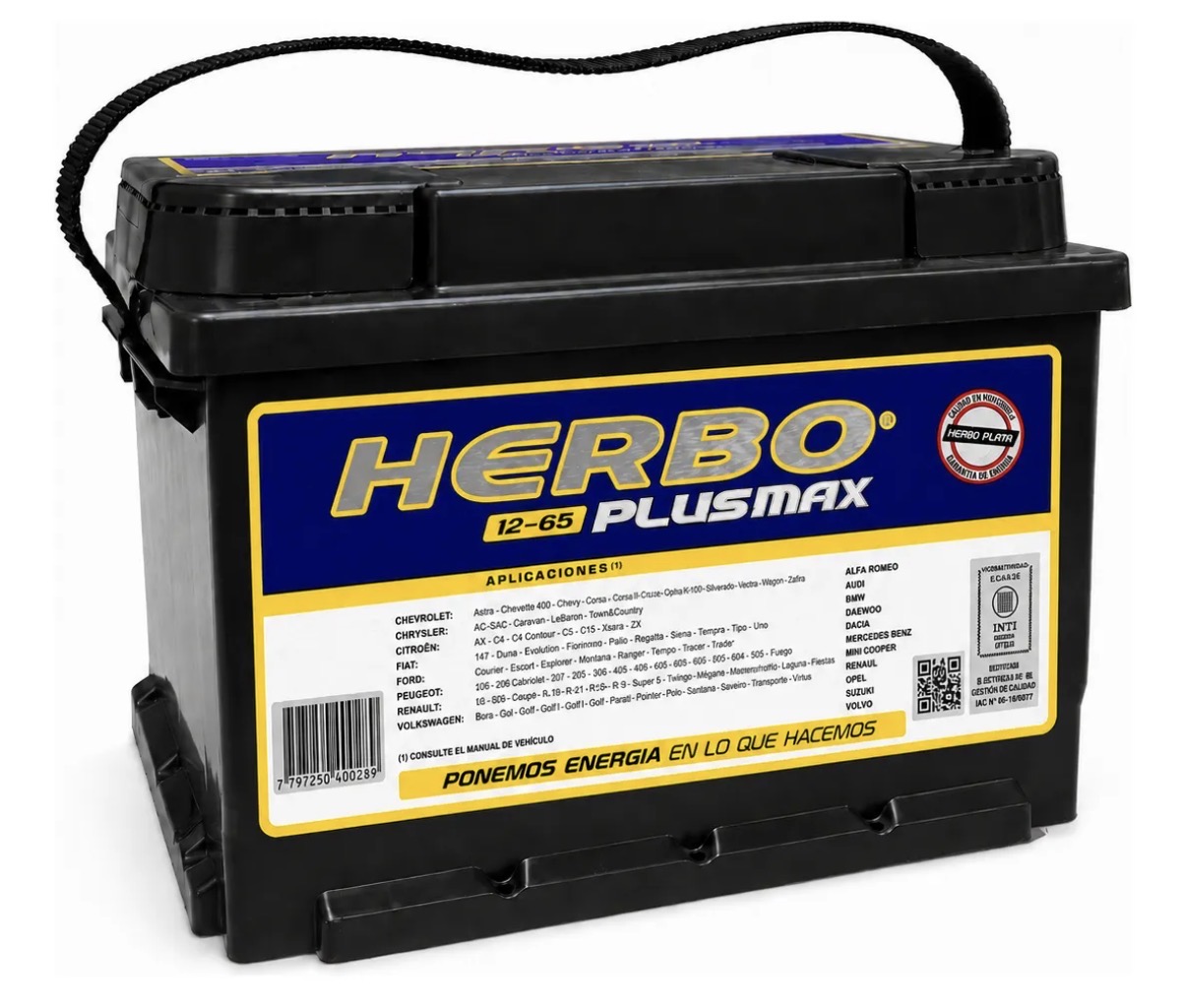 Batería HERBO 12x65 Plus Max