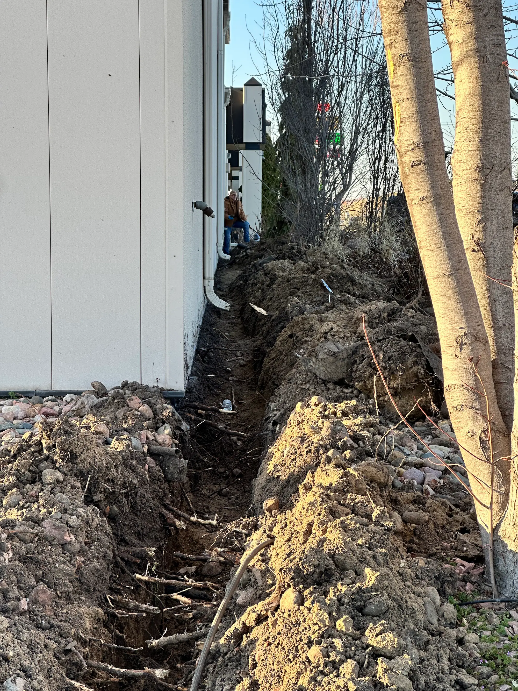 DRAINAGE INSTALLATION - Service focus: Hardscaping