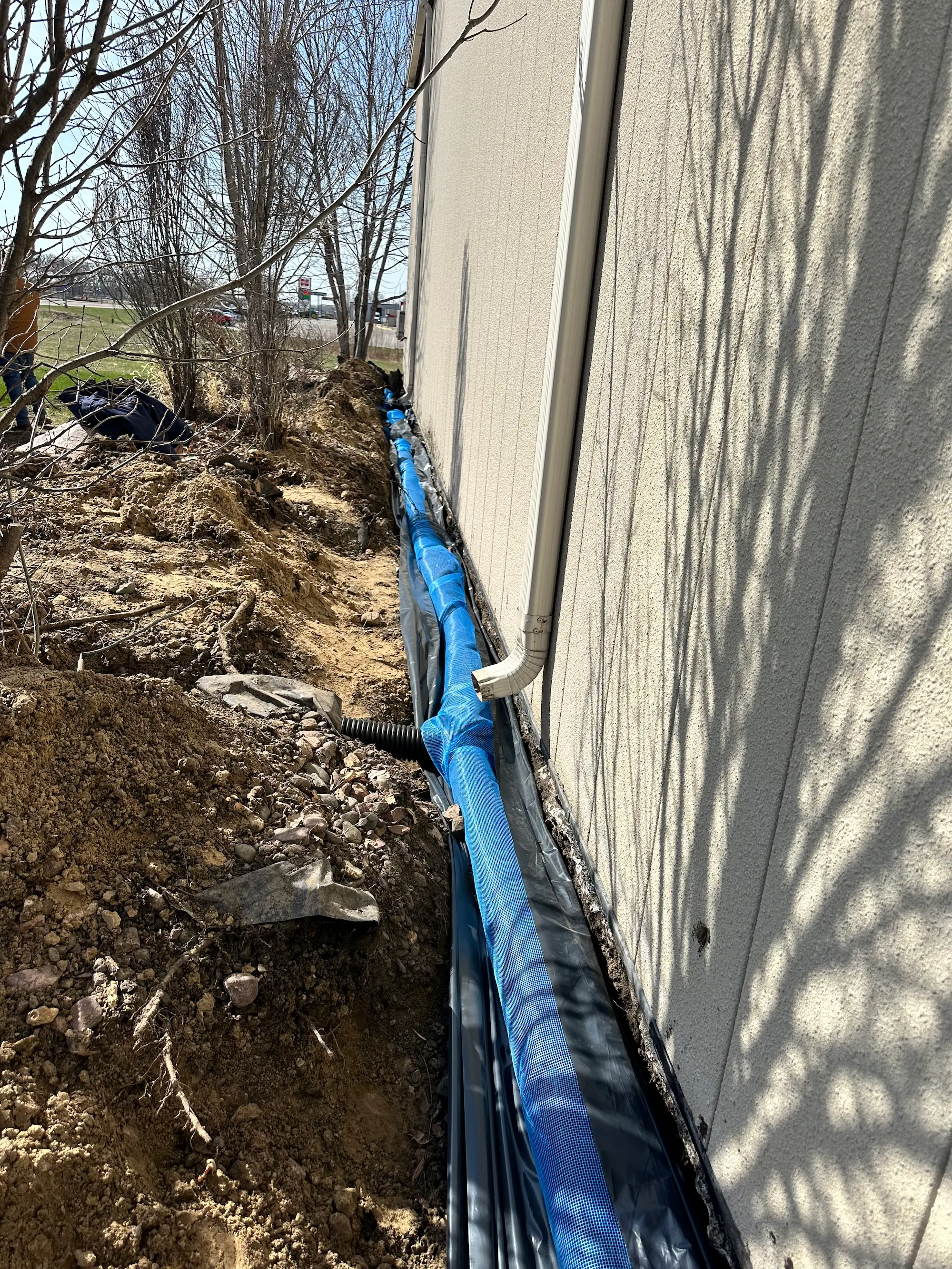 DRAINAGE INSTALLATION - Service focus: Hardscaping