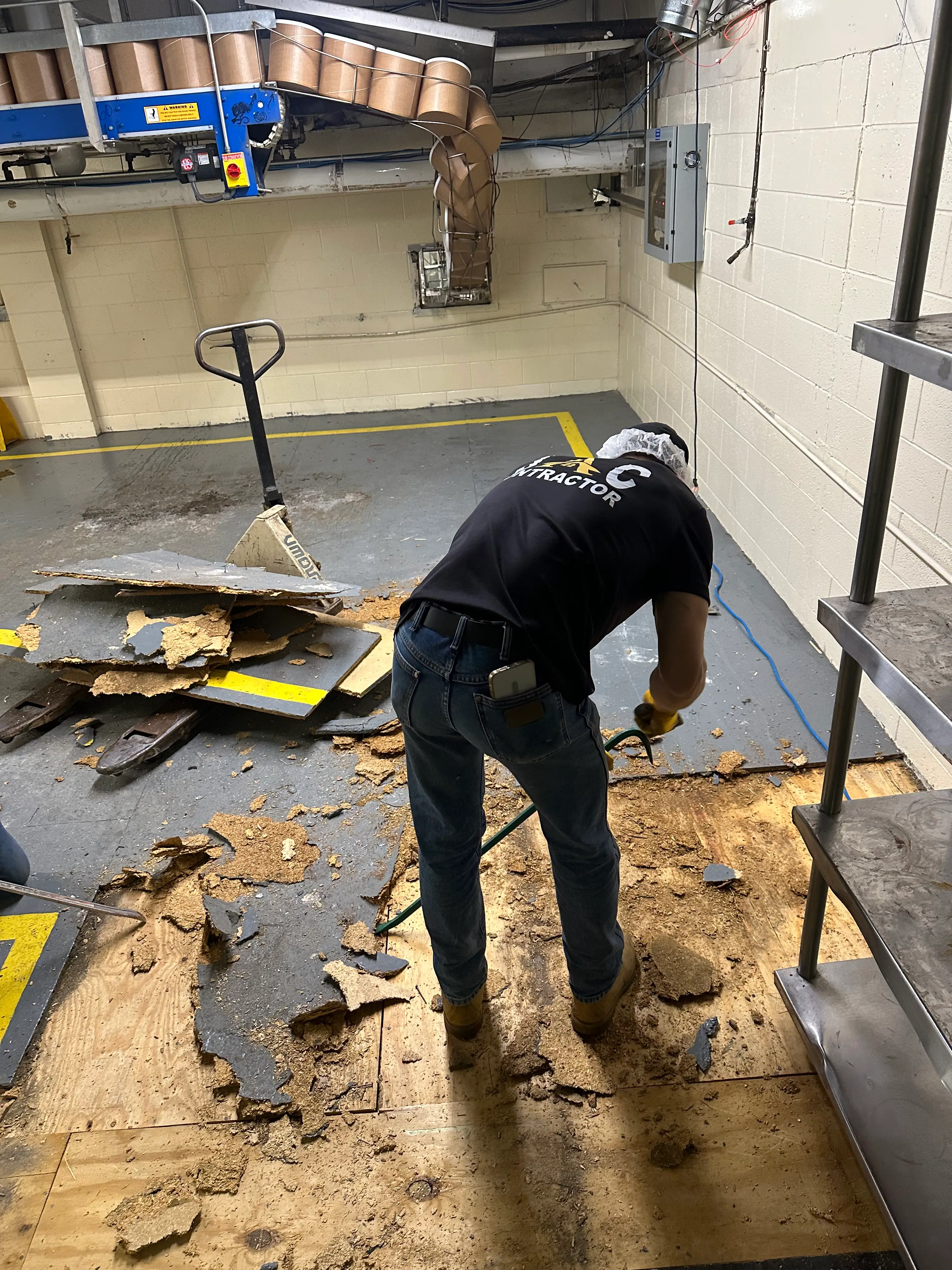 EPOXY INDUSTRIAL FLOOR REPLACEMENT - Service focus: industrial flooring