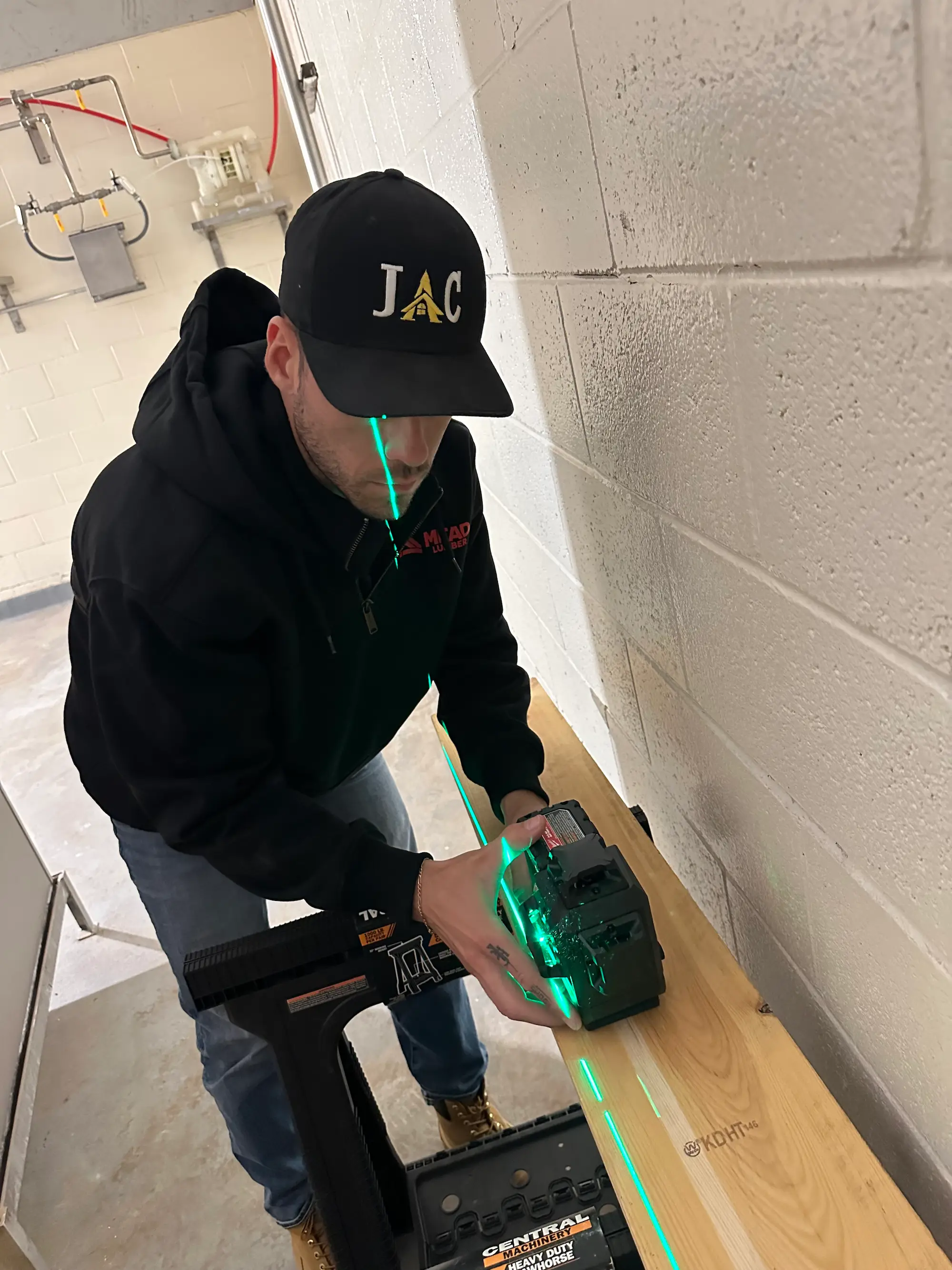 INSTALLATION OF NEW CEILING CHEMICAL ROOM - Service focus: chemical room