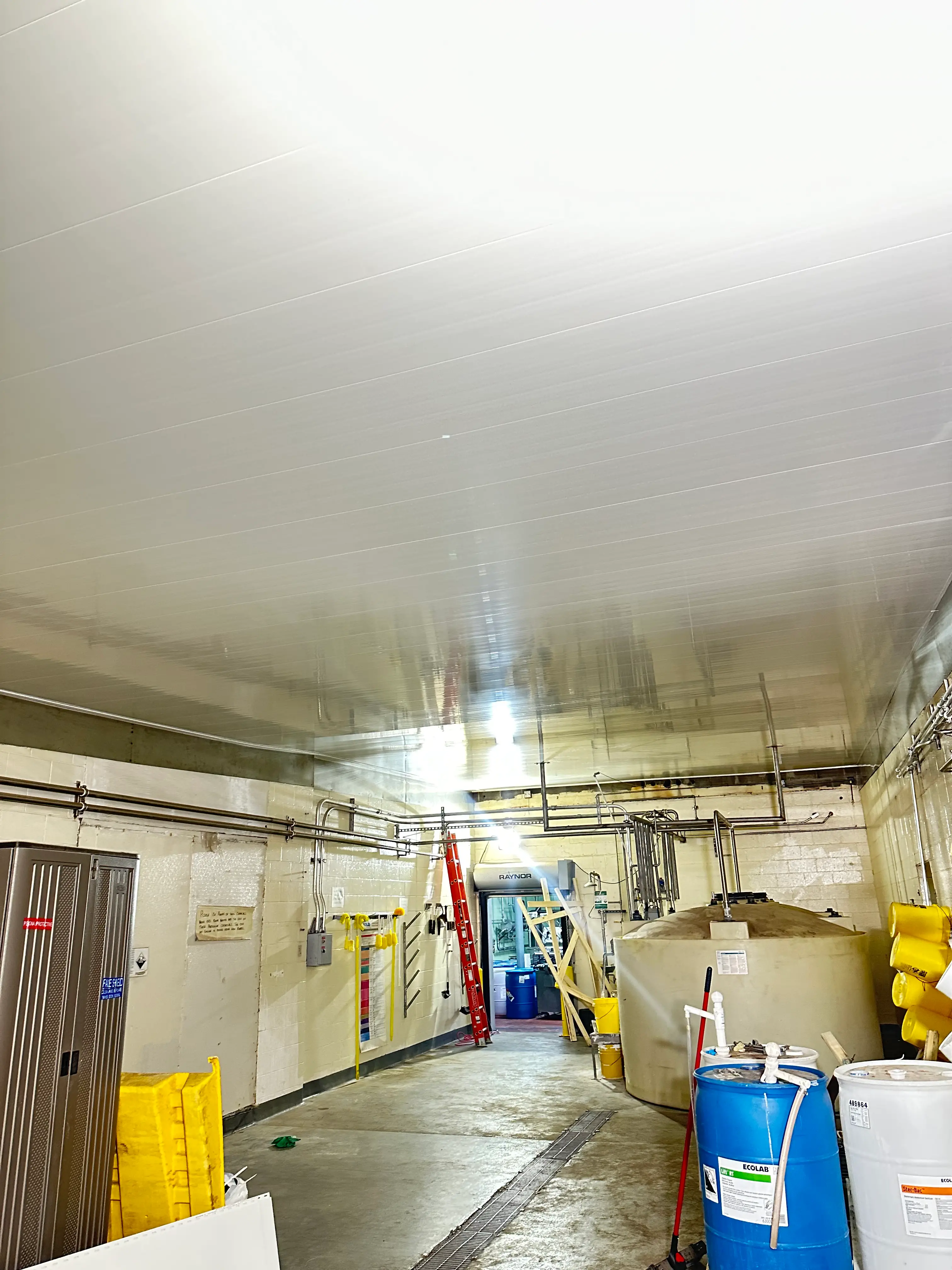 View details for our project: INSTALLATION OF NEW CEILING CHEMICAL ROOM