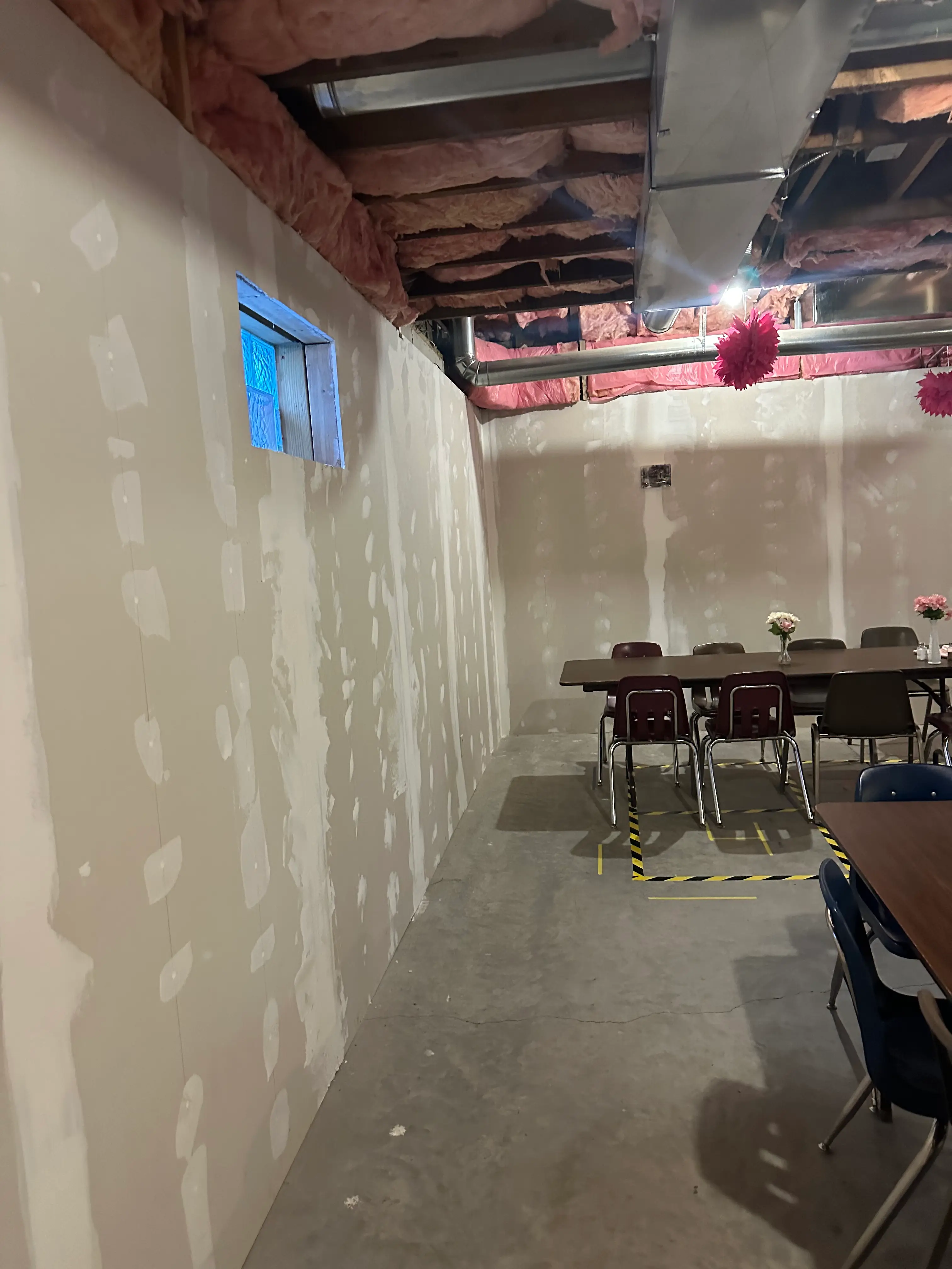 RESTORATION OF CHURCH BASEMENT - Service focus: Church Basement Renovation