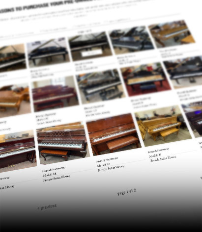Used Upright Pianos and Grand Pianos for Sale