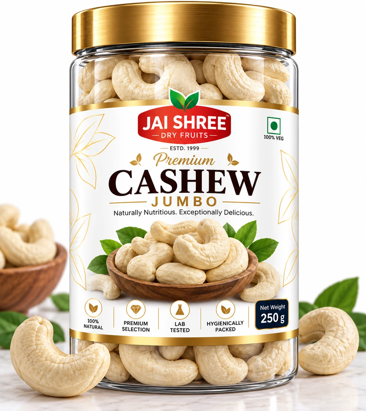 Jumbo Cashew Kernels (JUMBO KAJU)