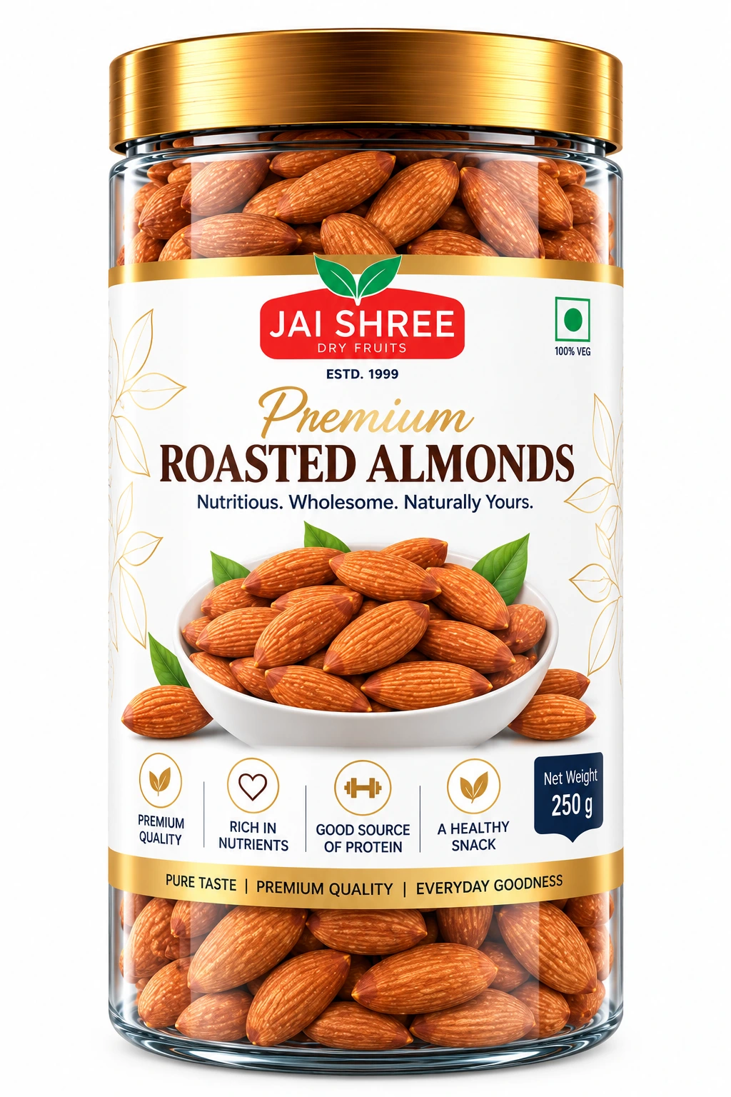 Roasted Almonds (BADAM)