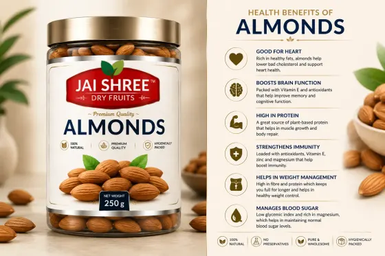 Premium California Almonds (BADAM) — photo 3