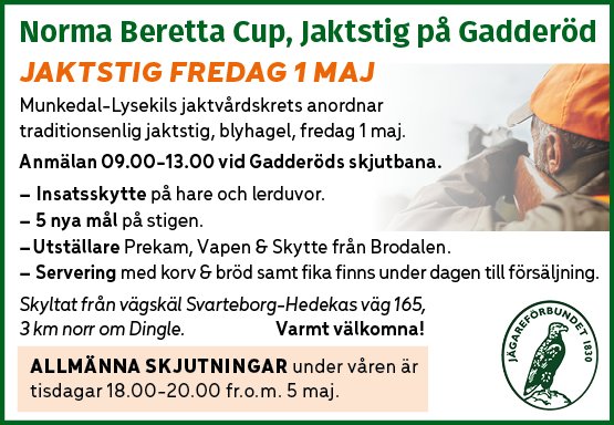 Norma Beretta Cup, Jaktstig på Gadderöd