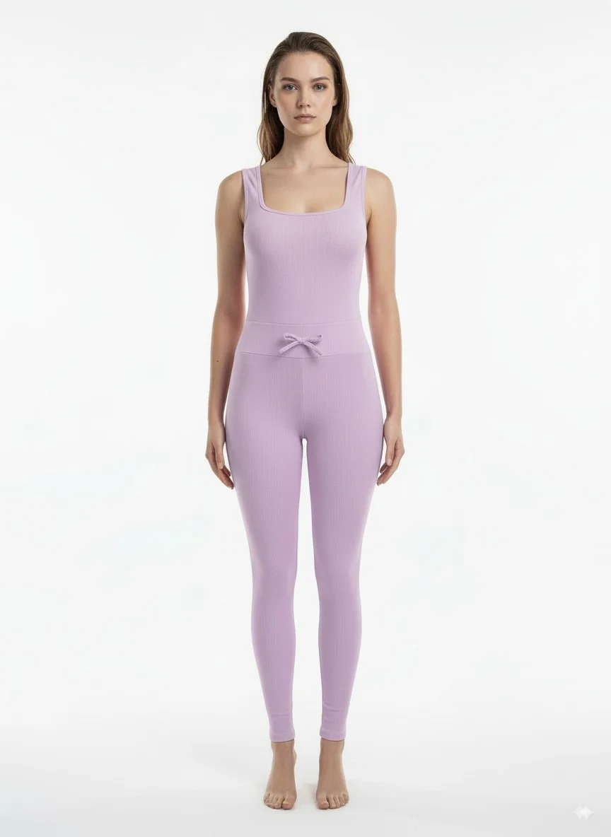 Enterizo Bodycon Micro Rib - imagen 3