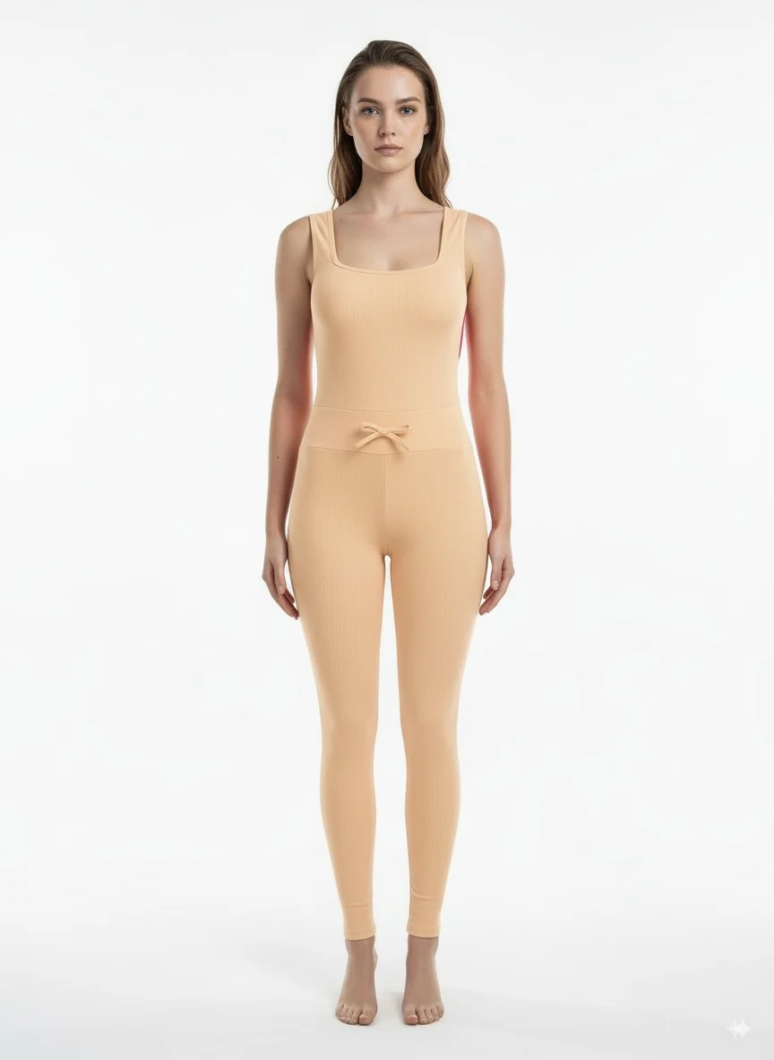 Enterizo Bodycon Micro Rib - imagen 4