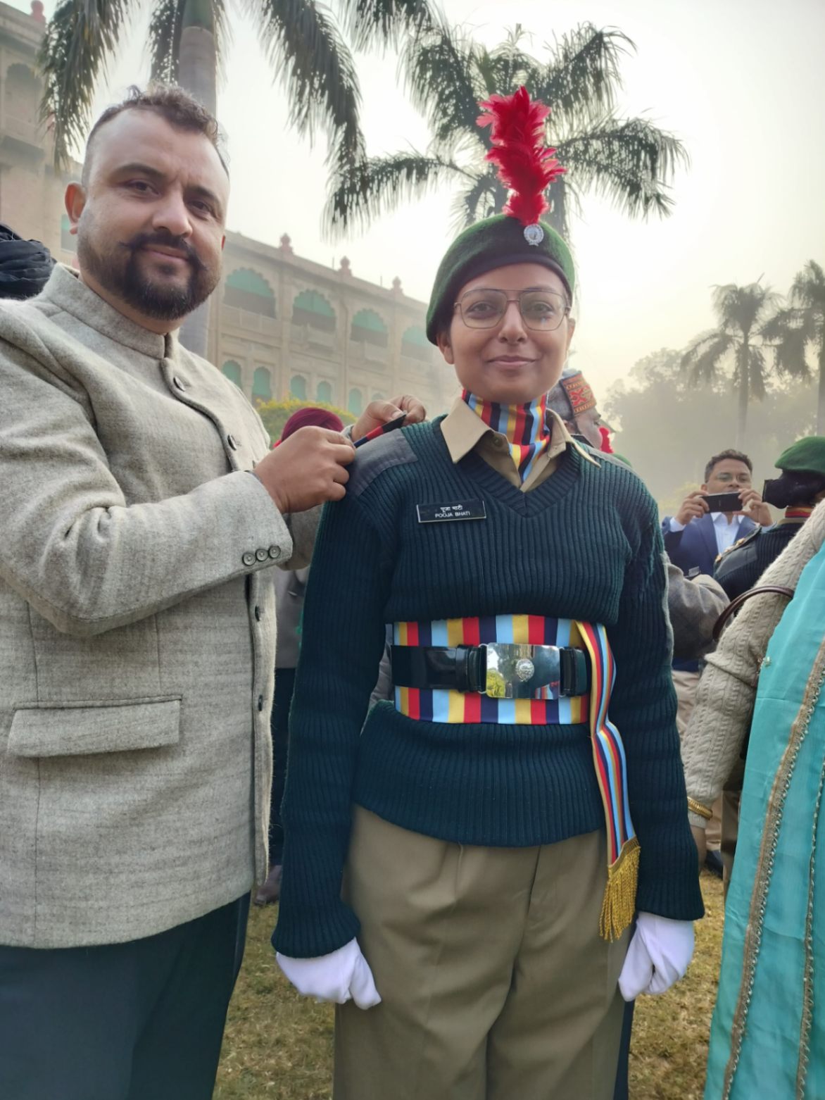 पांवटा कॉलेज की सहायक प्रोफेसर डॉ. पूजा भाटी प्राप्त की लेफ्टिनेंट की उपाधी 