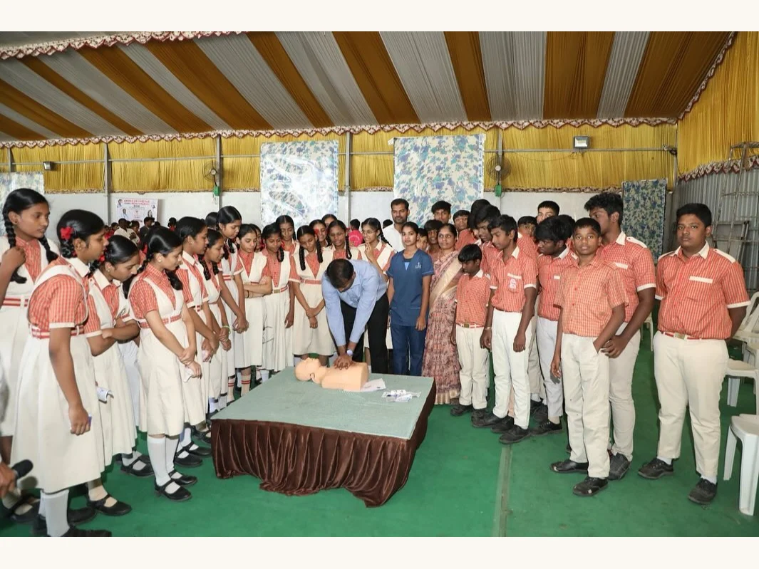Free CPR Training for School Students – Shamshabad (morning session) · 18 December 2024