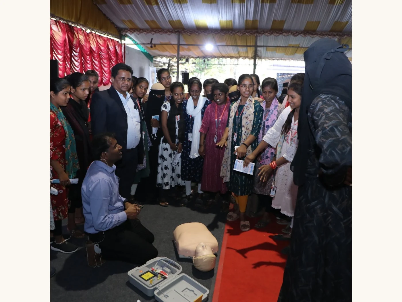 CPR Hands-On Training – Inter & Degree College Students · 18 December 2024