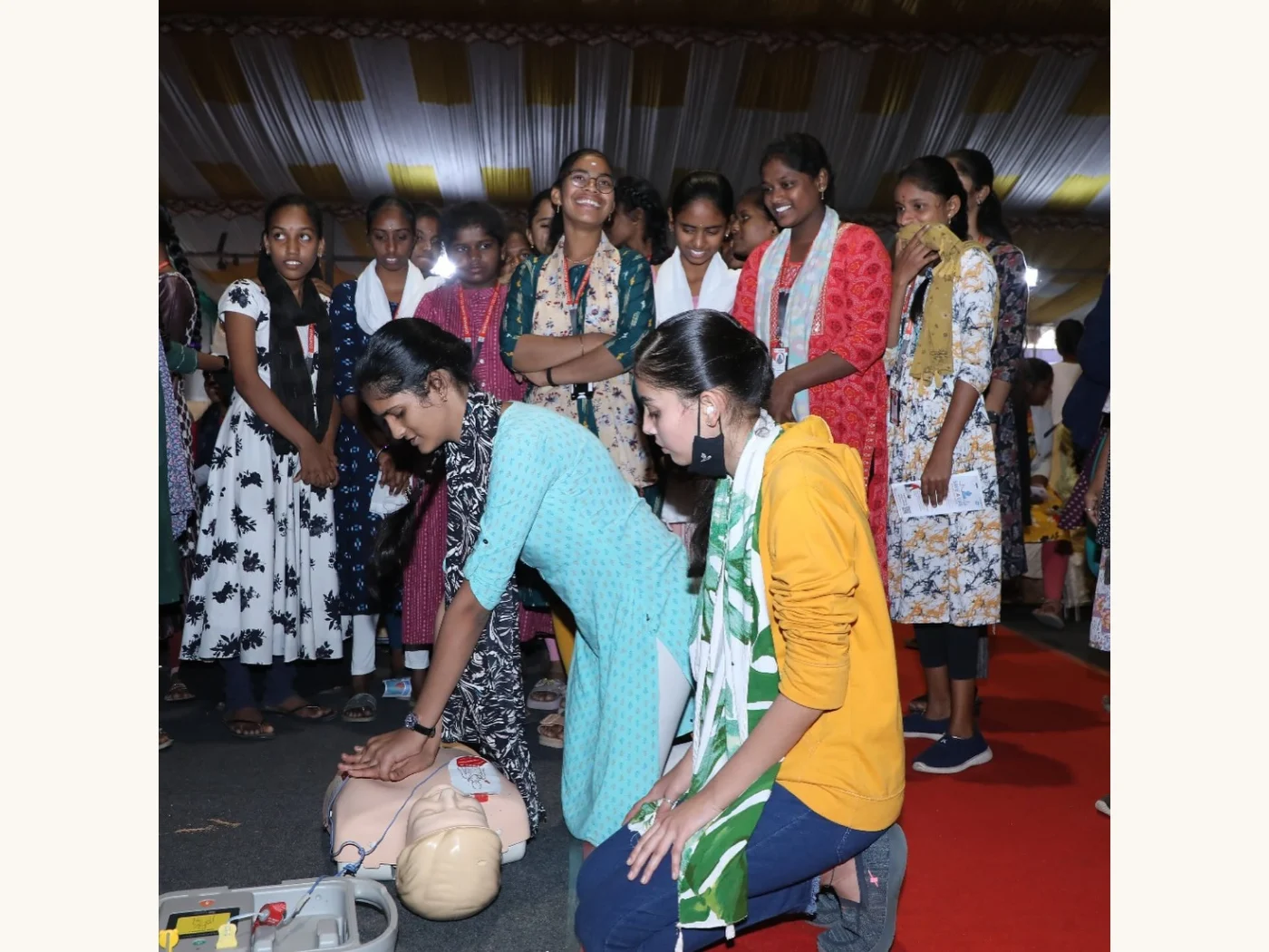 CPR Hands-On Training – Inter & Degree College Students · 18 December 2024