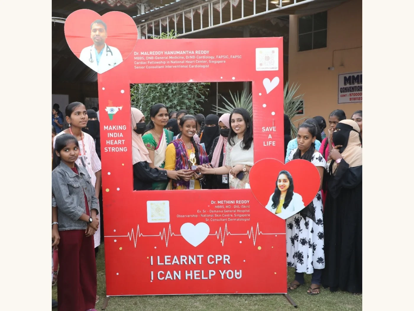 CPR Hands-On Training – Inter & Degree College Students · 18 December 2024