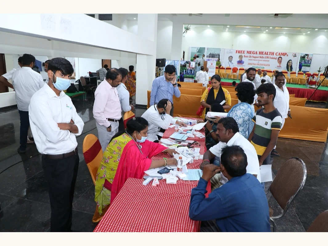 Mega Free Health Camp & CPR Training Program – Rajendra Nagar · 9 February 2025