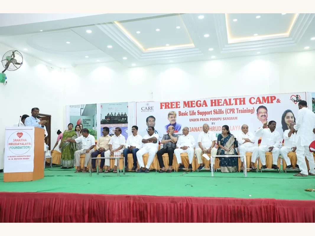 Mega Free Health Camp & CPR Training Program – Rajendra Nagar · 9 February 2025