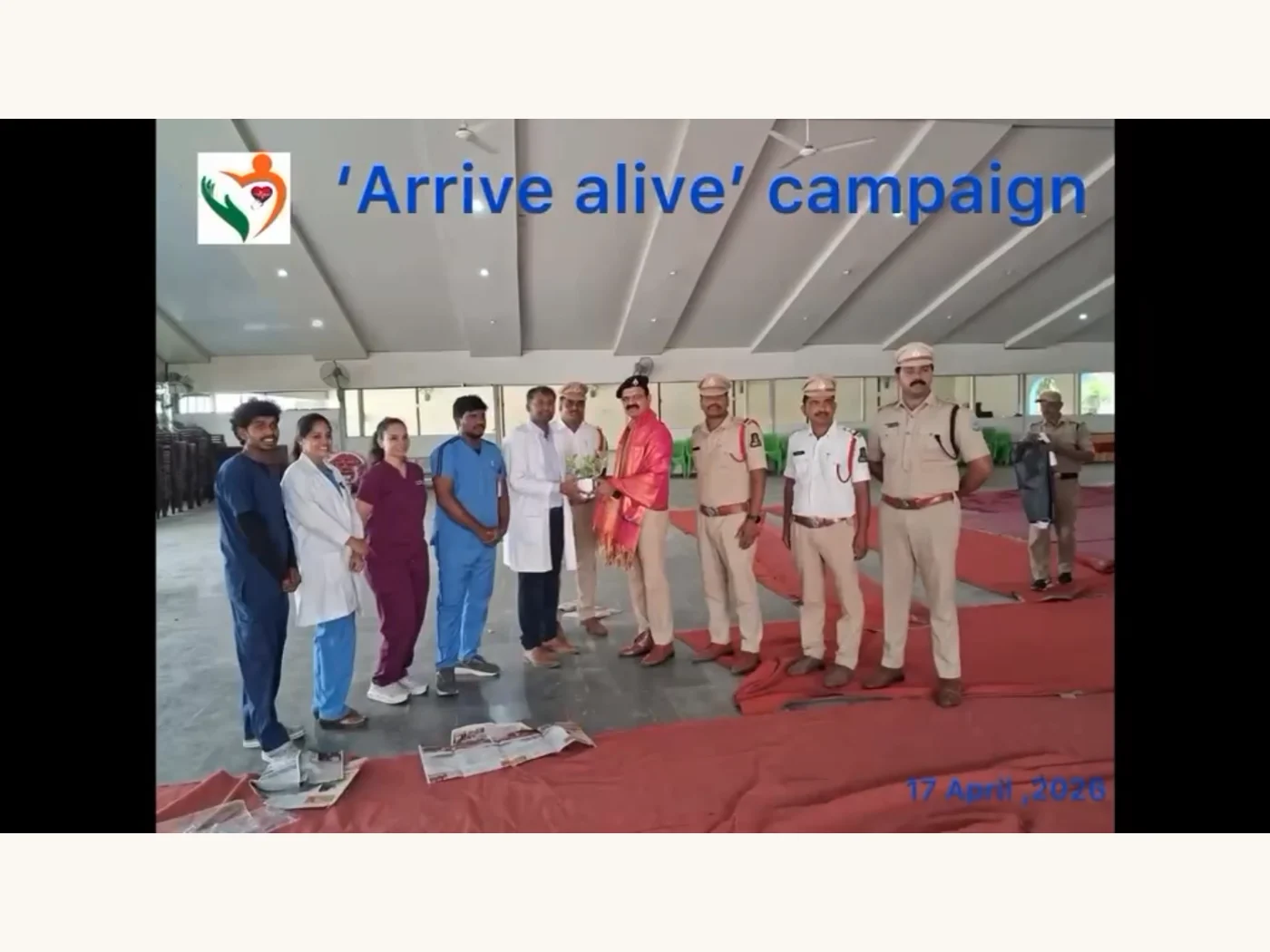 Arrive Alive” Campaign – Basic Life Support & CPR Training · 17 April 2026