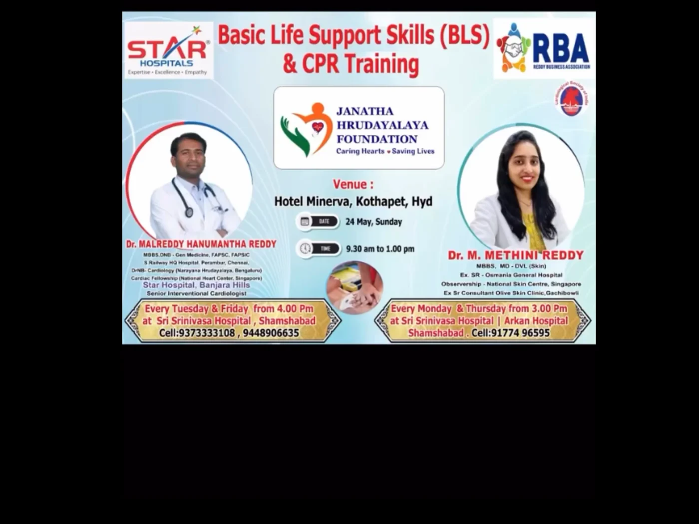 Basic Life Support Skills (BLS) & CPR Training Program · 24 May 2026