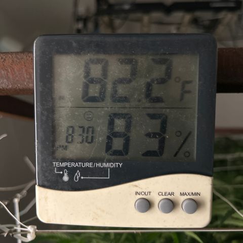R1T1 growlog photo: Overnight temps 