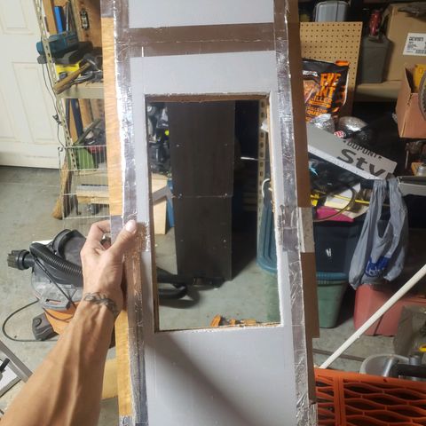 Geloctane  growlog photo: Viewing window for dry/cure chamber installed 