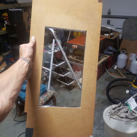 Geloctane  growlog photo: Viewing window for dry/cure chamber installed 