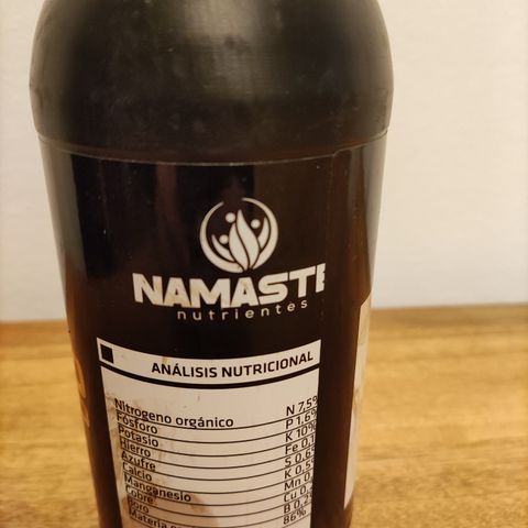 Auto Daiquiri Lime #2 growlog photo: Aplicación foliar Namaste 1ml en 0,5 l de agua
resto aplicado en riego a carpa chica (60 ml x planta aprox) 