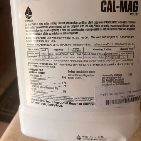 OG KUSH femininized  growlog photo: I believe my plants are not getting the right amount of nutrients with just simply water and soil…I’m adding this nutrient supplement in addition to the changed light cycle 10 on 14 off…let’s see what happens..