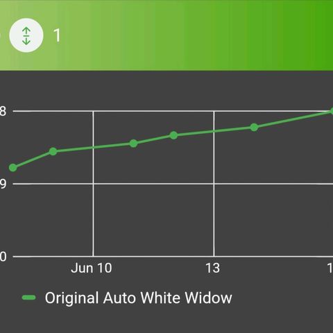 Original Auto White Widow growlog photo: Grow chart