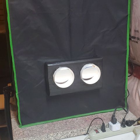 Peanut butter haze growlog photo: Added side vent for better air flow
