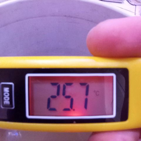 Collie Man Kush #3 growlog photo: Water temperature